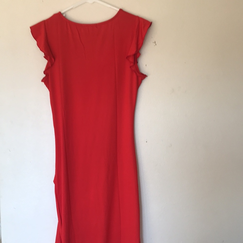 Women’s cute red cocktail dress - Picture 6 of 6